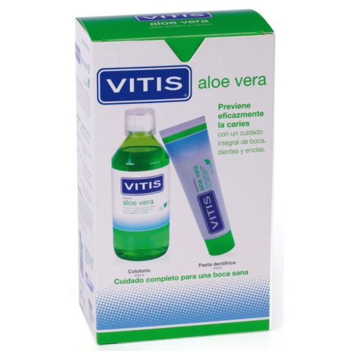 Vitis Aloe Vera Pack Pasta Dental 100 Ml   Colutorio 500 Ml