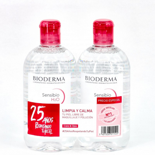 Bioderma Sensibio H2O Duplo 500+500 Ml