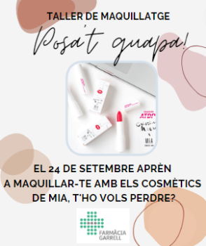 Taller de maquillatge: posa't guapa!