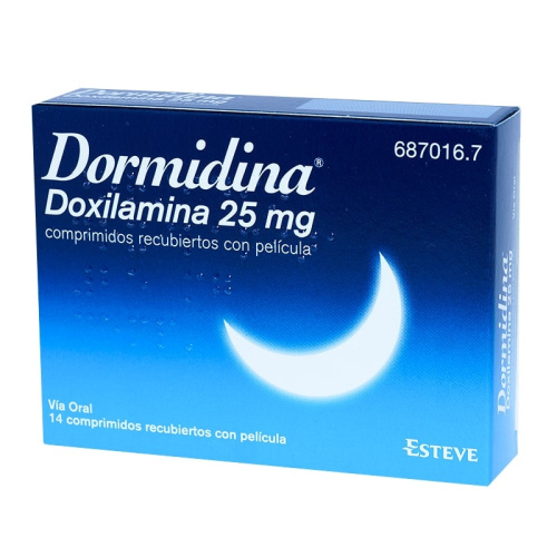 Dormidina 25 mg 14 comp