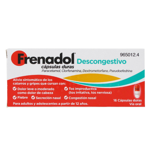 Frenadol comprimidos