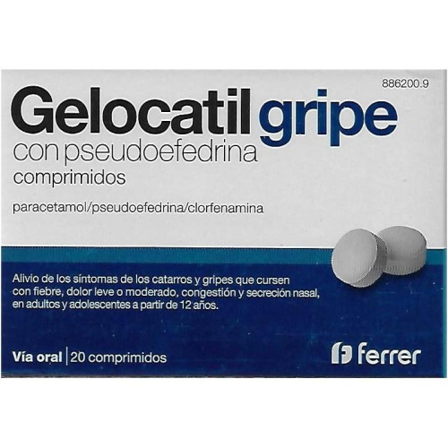 Gelocatil gripe comprimidos