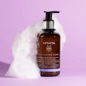 Foam Cleanising Apivita Facial Limpiador Lavanda