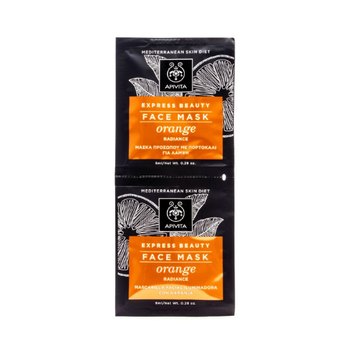 APIVITA - Express Beauty Orange Face Mask 2 x 8ml