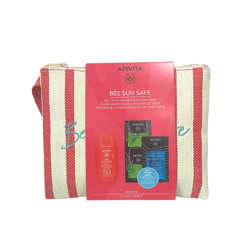 Apivita Necesser Fluid Facial Invisible Protecció solar SPF50