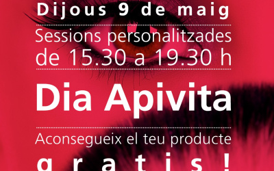 DIA APIVITA: Aconsegueix el teu producte gratis!