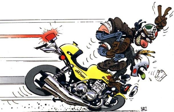 ¿Vas con la moto? Cuídate bien