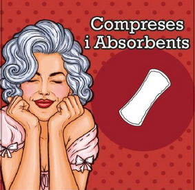 Compresas incontinencia versus compresas para la menstruación