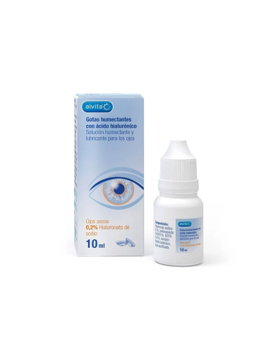 Alvita Gotas Humectantes con Ácido Hialurónico 10ml