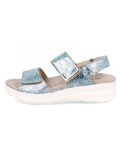 D'torres adeje sandal azul plata 42