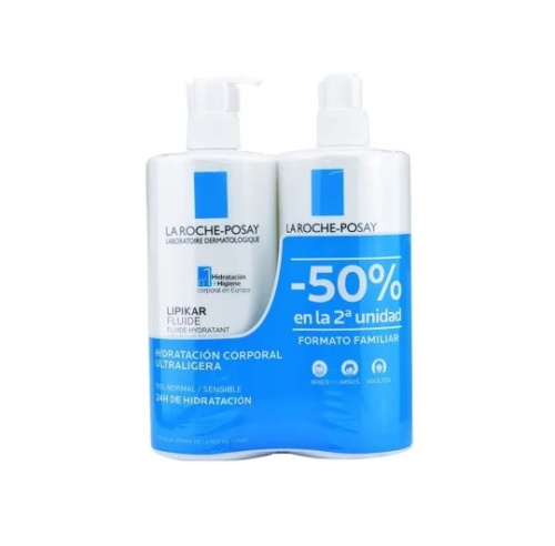 La Roche Posay Lipikar Fluido Hidratante Corporal 2x750ml