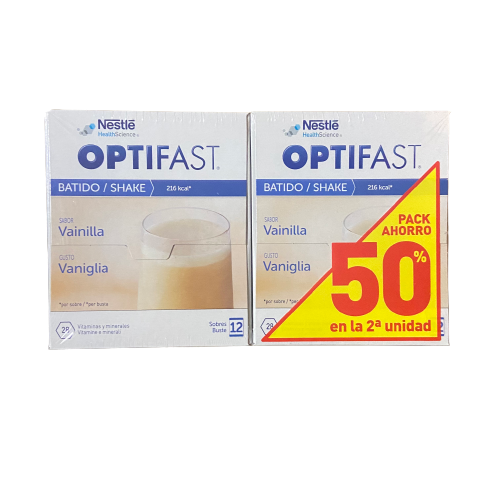 Optifast Sabor Vainilla 12 Sobres Duplo