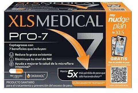 XLS Medical Pro 7 Nudge 180 capsulas