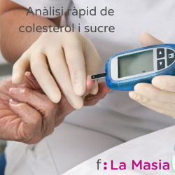 Anàlisi ràpid de colesterol i sucre 
