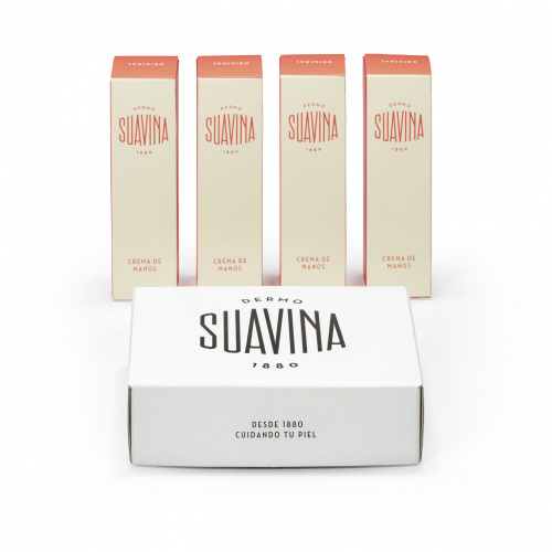 Suavina Pack 02, 4 unidades de Crema de Manos Suavina Original.