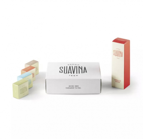 Suavina Pack 06, Bálsamos Labiales y Crema de Manos