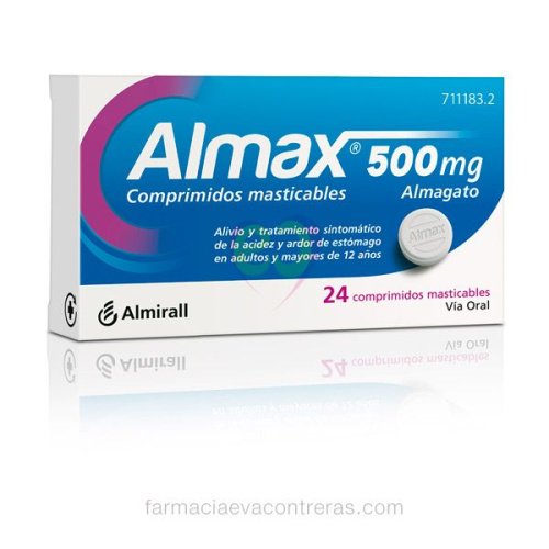 Almax 500 mg 24 comp masticabl