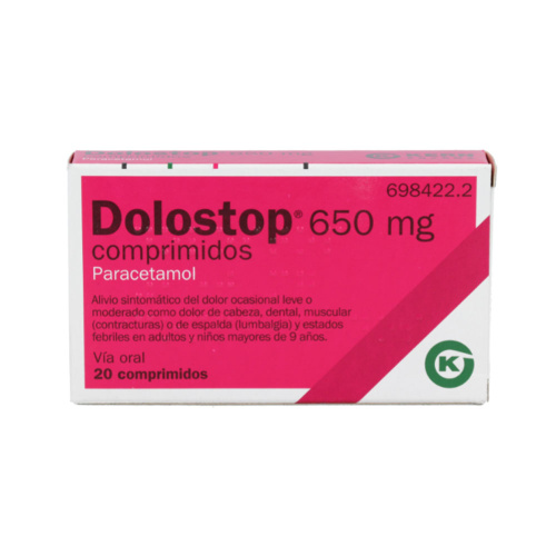 Dolostop 650 mg 20 comprimidos