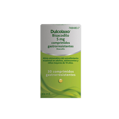 Dulcolaxo bisacodilo 5 mg 30 comprimidos gastrorresistentes