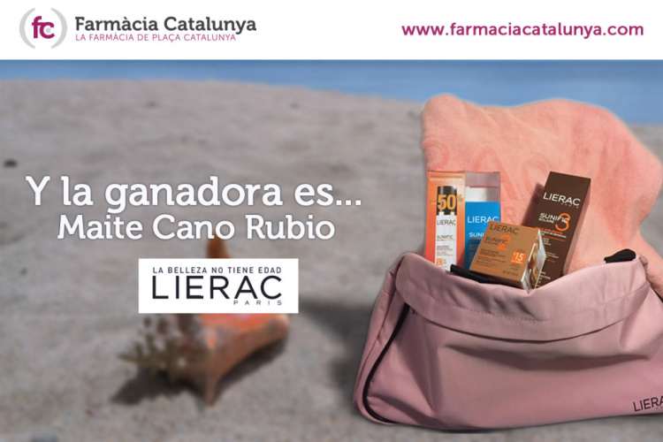Ganadora del sorteo Lierac: Maite Cano Rubio