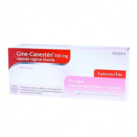 Gine-Canestén® 500 mg Cápsula Vaginal