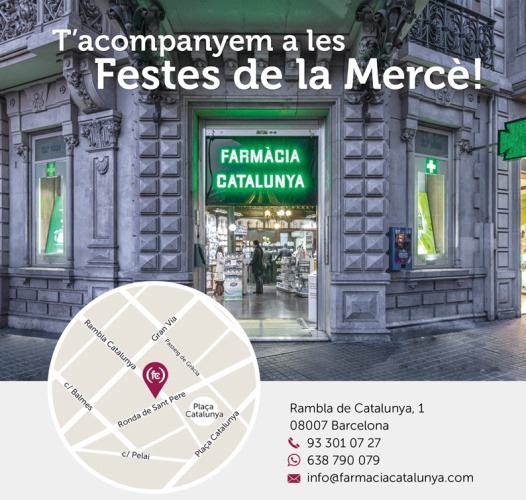 ¡¡Hoy en la Fiesta de la Mercè estamos abiertos!!