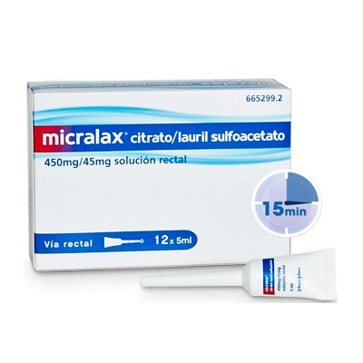 Micralax emulsion rectal 12 microenemas 5 ml
