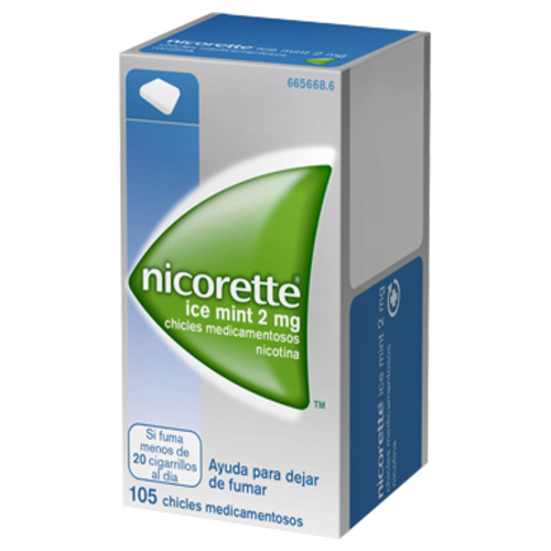 Nicorette ice mint 2 mg 105 chicles