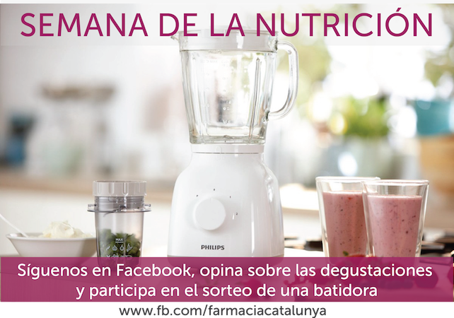 Síguenos en Facebook y participa en el sorteo de una batidora.