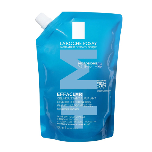 Effaclar gel limpiador purificante eco recarga  1 envase 400 ml