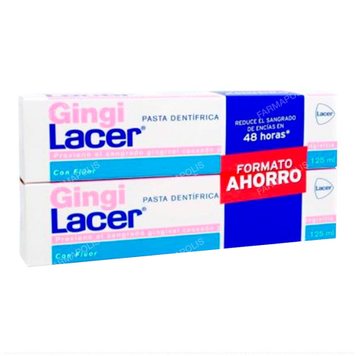 Gingilacer duplo pasta 2x125 ml                             