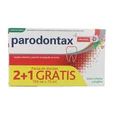 Parodontax original 3 unidades 75ml sabor menta y jengibre