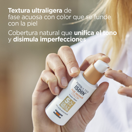 Fotoprot Fotoultra Isdin Age Repair Color Spf 50  50 Ml