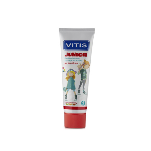 VITIS® Junior Gel Dentífrico 75 ml | Prevención Caries +6 años