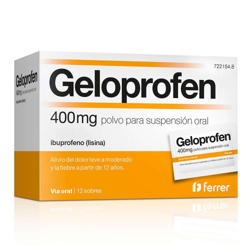 Geloprofen 400 mg 12 sobres