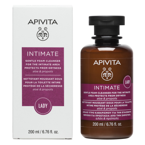 Apivita 10-10-72-035 Intimate Gel Limpiador Suave Lady Aloe-Propleo 200 Ml