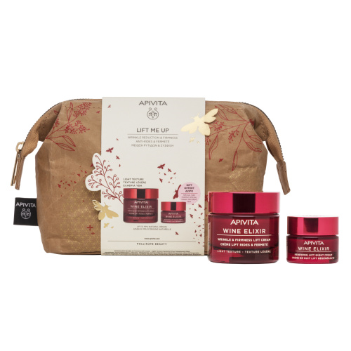 APIVITA LIFT ME UP WINE ELIXIR CREMA LIGERA+CREMA NOCHE