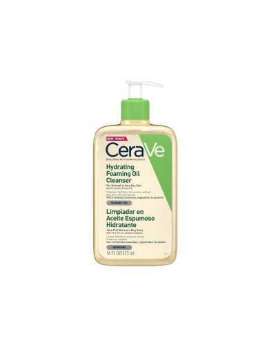 Cerave Limpiador en Aceite Espumoso Hidratante 473 ml