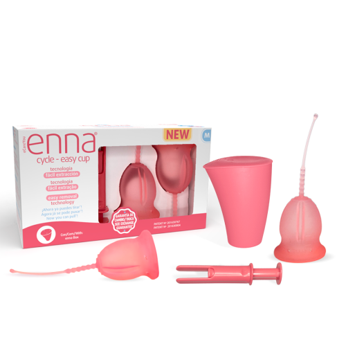 Enna Cycle Copa Menstrual Easy Cup Talla M con Aplicador