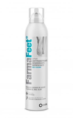 Farmafeet Spray Antitranspirante Pies y Calzado 150 ml