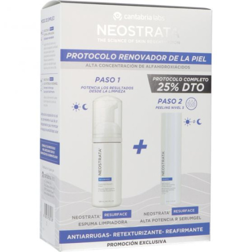 Neostrata Pack Resurface Espuma Limpiadora 125 ml + Crema Antiaging Plus 30 ml