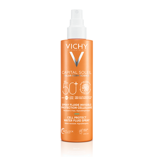 Vichy Capital Soleil Cell Protect Water Fluid SPF50+ Spray 200 ml