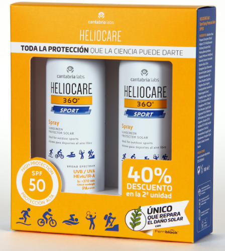 HELIOCARE PACK DUPLO HELIO 360 SPORT SPRAY SPF50
