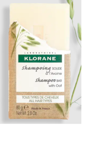 KLORANE CHAMPU SOLIDO A LA AVENA  1 PASTILLA 80 G