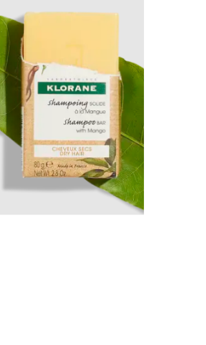 KLORANE CHAMPU SOLIDO AL MANGO  80 G