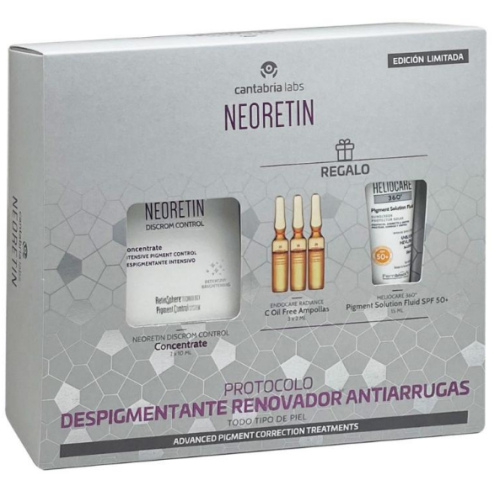 PACK NEORETIN DISCROM CONTROL + ENDOCARE RADIANCE + HELIOCARE360 PIGMENT