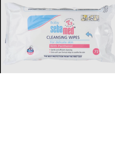 SEBAMED BABY TOALLITAS LIMPIADORAS  60 UNIDADES
