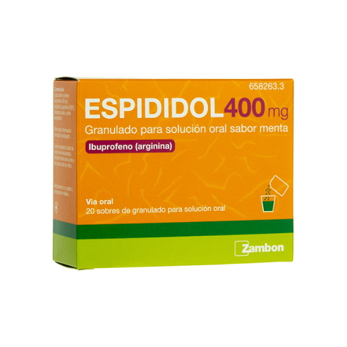 Espididol 400 mg 20 sobres solución oral 