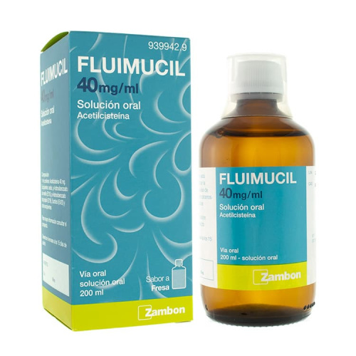 Fluimucil 40 mg/ml 200 ml solución oral 
