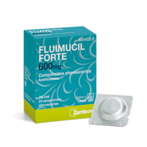 Fluimucil Forte 600 MG 20 comprimidos efervescentes